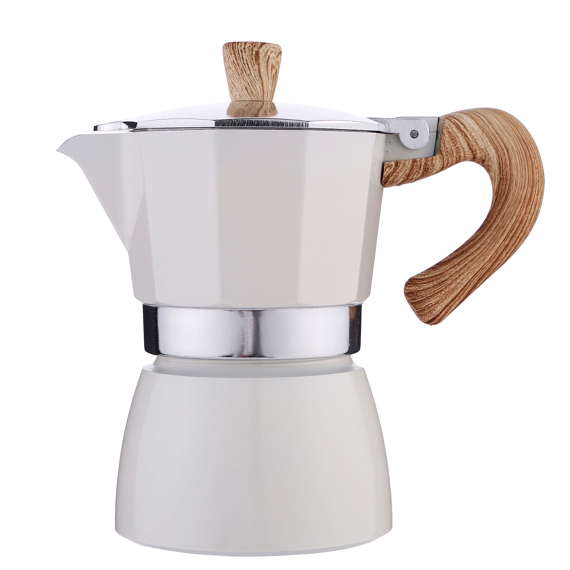 Octagonal Portable Italian Style Coffee Pot