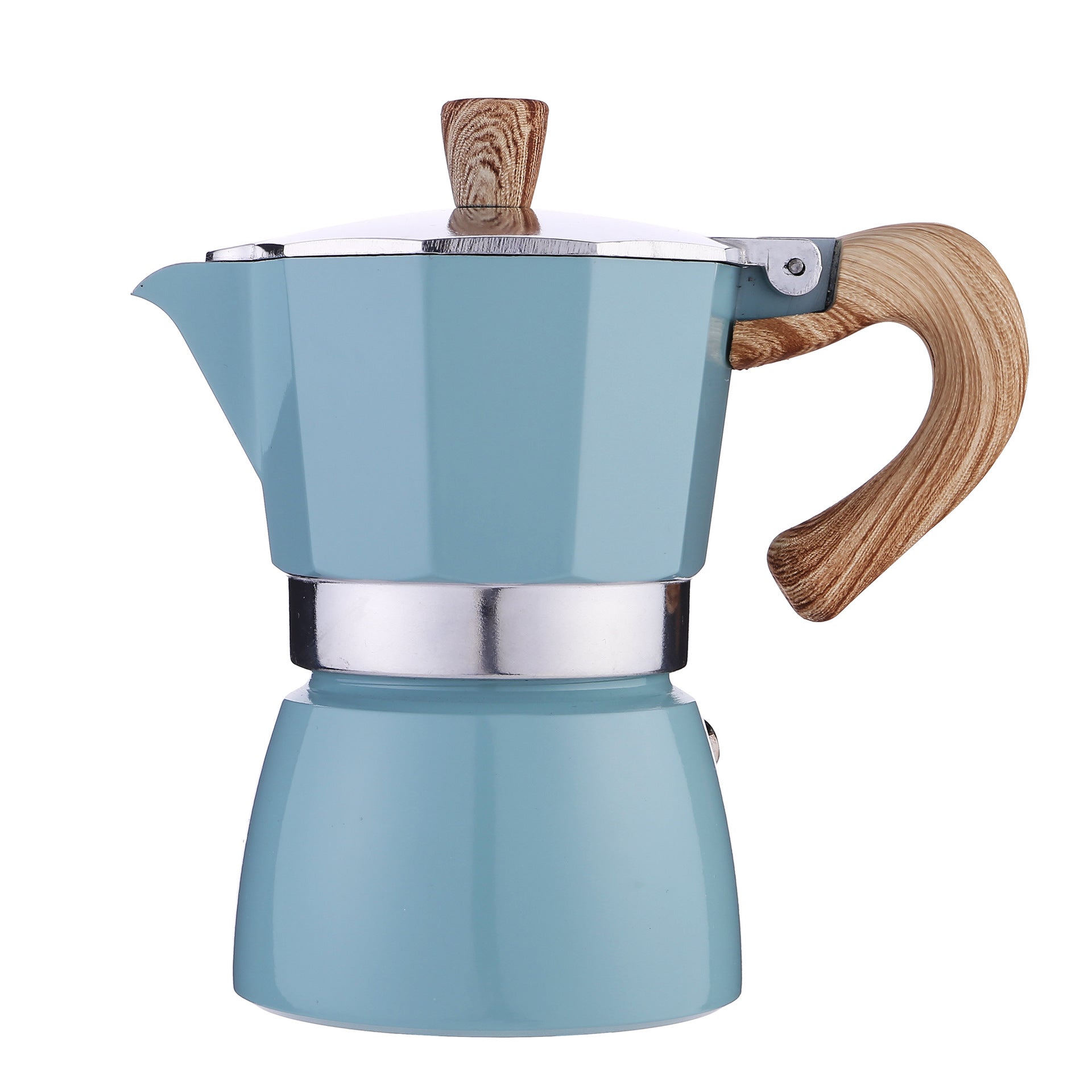 Octagonal Portable Italian Style Coffee Pot